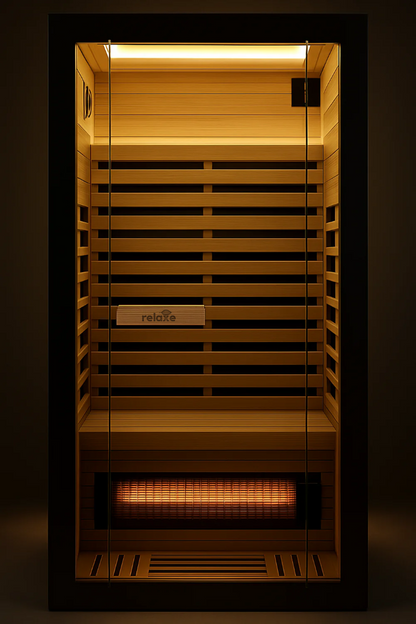 Relaxe Caldera™ Full Spectrum Infrared Sauna With Red Light.