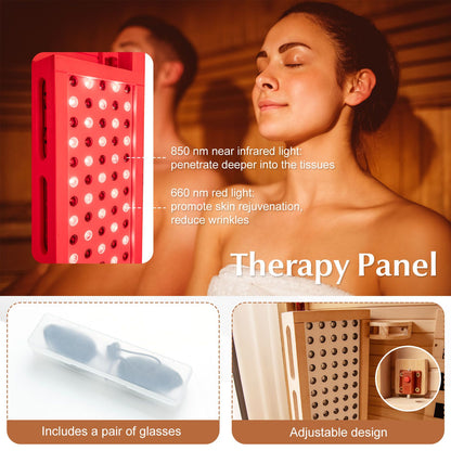 Relaxe Caldera™ Full Spectrum Infrared Sauna With Red Light.